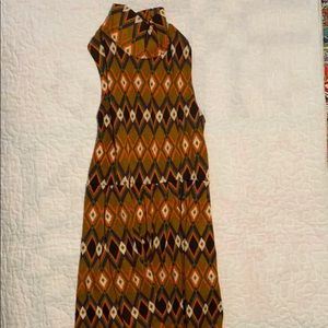 Vintage look sleeveless dress